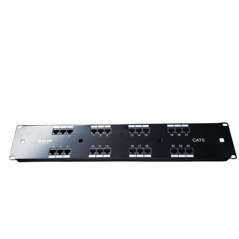 Category 5 TELCO Patch PAENL 24 Port T568A Wiring 2RU (JPMT091A)
