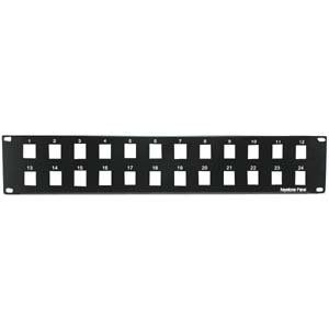 InstallerParts Blank Panel for Keystone Jack, 2U, 24 Port, 1 Pack