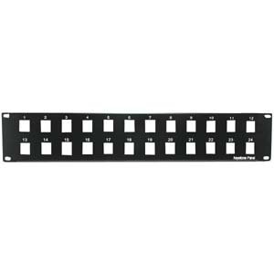 InstallerParts Blank Panel for Keystone Jack, 2U, 24 Port, 1 Pack
