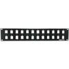 InstallerParts Blank Panel for Keystone Jack, 2U, 24 Port, 1 Pack view 1