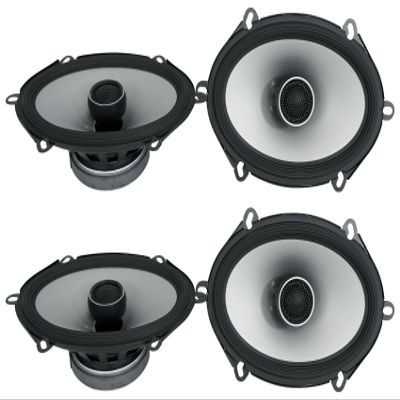 Audiosavings Bundle: (2) Pair Alpine S2-S68 75w RMS 5x7/6x8 Type-S Series 2-Way Coaxial Car Speakers