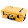 Pelican Air 1535 Carry-on Case by ColorCase - Yellow - Medium Size Waterproof Case (Case Only) - Black Handles & Latches view 2