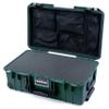 ColorCase Pelican Air 1535 Carry-on Case Trekking Green - Medium Size Waterproof Case with Pick & Pluck Foam & Mesh Lid Organizer - Black Handles & Latches view 1