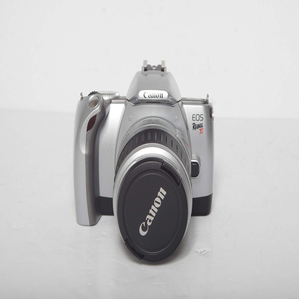 Canon EOS Rebel Ti 35mm SLR Film Kit w AF Zoom Lens, Built in Flash with Custom Shooting Option (Renewed)