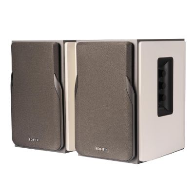 Edifier R1380DB Active Bluetooth Bookshelf Speakers - Optical/Coaxial Input - 2.0 Wireless Studio Monitor Speaker - 42W RMS (White)