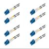 SpeedyFiberTX 4-Pack 125 Meter Short Boot LC to LC Outdoor Armored Fiber Patch Cable, Corning SMF-28 Singlemode 9/125um Ultra Optical Fiber, Duplex Black LSZH UV-Proof Cable Jacket view 2