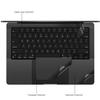 CaseBuy Palm Rest Protector Vinyl Skin Stickers(3 in 1) for 2025 2024 2023 MacBook Pro 14 inch M5 M4 M3 Pro/Max A3434 A2918 A2992 A3401 A3112 A3185 with Touch-ID Scratch-Resistant Cover -Space Black view 3