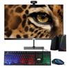 TechMagnet All in one Desktop Computer,Cheetah 4,Intel Core i5 4th Gen,8GB DDR3,120GB SSD,New 22 inch LED,MTG RGB Keyboard Mouse,RGB Speaker and Webcam,USB Wi-Fi,Windows 11(Renewed) view 1