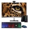 TechMagnet All in one Desktop Computer,Cheetah 4,Intel Core i5 4th Gen,8GB DDR3,120GB SSD,New 22 inch LED,MTG RGB Keyboard Mouse,RGB Speaker and Webcam,USB Wi-Fi,Windows 11(Renewed) view 2