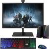 TechMagnet All in one Desktop Computer,Cheetah 4,Intel Core i5 4th Gen,8GB DDR3,120GB SSD,27 inch LED Monitor,MTG RGB Keyboard Mouse,RGB Speaker and Webcam,USB Wi-Fi,Windows 11(Renewed) view 1