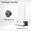 FANRTE for Starlink Router Wall Mount Kits Bracket for Starlink V2 Mesh Wi-Fi Router Mount,3/4 inch Wall Hole Ethernet Cable Grommet Feed Through Bushings for Starlink Masonry Routing Kit view 2