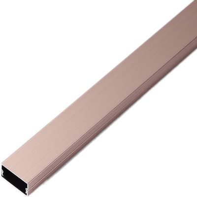 RAKKYO Cord Cover Anti Chew Low Profile, Monitor Phone Charger Cable Protector Organizer, 1m (39") Long Aluminum Square Decorative Track (Color : Pink, Size : 20X10mm/0.8X0.4 in)