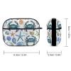 Women Headphone Skin Cover Compatible with AirPods Pro Case Cover, Under Sea Ocean Starfish Shell Coral Crab Watercolor Bluetooth Headset Cover with Keychain Wireless/Wired Charging view 2