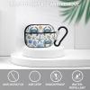 Women Headphone Skin Cover Compatible with AirPods Pro Case Cover, Under Sea Ocean Starfish Shell Coral Crab Watercolor Bluetooth Headset Cover with Keychain Wireless/Wired Charging view 3