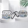 Women Headphone Skin Cover Compatible with AirPods Pro Case Cover, Under Sea Ocean Starfish Shell Coral Crab Watercolor Bluetooth Headset Cover with Keychain Wireless/Wired Charging view 4