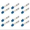 SpeedyFiberTX 6-Pack 65 Meter Short Boot LC to LC Outdoor Armored Fiber Patch Cable, Corning SMF-28 Singlemode 9/125um Ultra Optical Fiber, Duplex Black LSZH UV-Proof Cable Jacket view 2