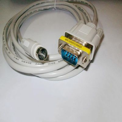 PV/PL-XC Support PLC Communication Cable Touch Panel PV,PL Connection XC1,XC2.XC3,XC5 Series Light Gray 3m