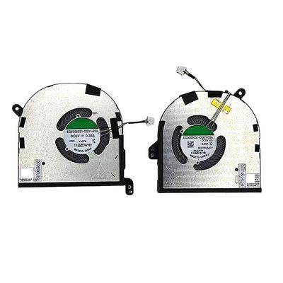 Laptop Cooling Fan for DELL XPS 15 9510 Precision 5560 0FK50V FK50V EG50050S1-CG31-S9A 0CN1MT CN1MT EG50050S1-CG01-S9A DC28000U2SL DC28000U1SL DC5V 0.38A A Pair New