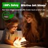 OkiyiD Bunny Lamp,Big Face Rabbit Night Light for Kids, Cute Easter Bunny Gifts, Kawaii Nursery Bedroom Decor, Rechargeable Silicone LED Squishy Night Light view 2