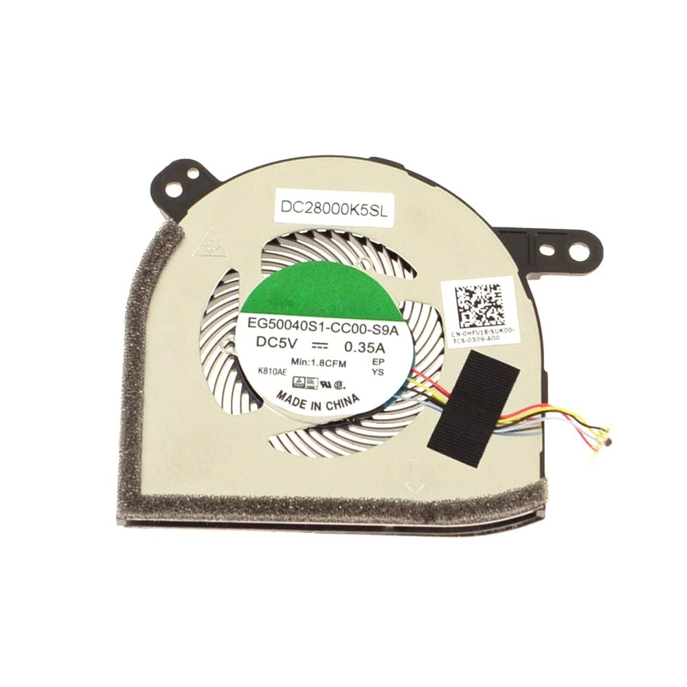 Cooling Fan for DELL Latitude 5290 2-in-1 0HFV18 HFV18 EG50040S1-CC00-S9A DC28000K5SL DC5V 0.35A New