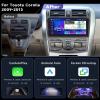 8Core 4G 64G Car Stereo for Toyota Corolla 2009-2013 Radio with 9inch 1280X720P IPS Touchscreen Wireless CarPlay Android Auto 5.0 Bluetooth 59UIs DSP 36EQ GPS FM/RDS WiFi AHD Backup Camera view 3