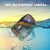 Action Camera Anti-Shake Motorcycle Action Camera 4K HD Helmet Camera Driving Record Car Remote Control Car Camera Recorder Ski WiFi Recorder Vlogging Camera (64g Green Camera) view 3