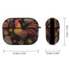 KUYT Chicken Cute Rooster Sunflower for Airpods Pro Case Full Protective Durable Shockproof Wireless Headphone Case with Keychain Compatible with for AirPod Pro 2019 view 2