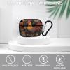 KUYT Chicken Cute Rooster Sunflower for Airpods Pro Case Full Protective Durable Shockproof Wireless Headphone Case with Keychain Compatible with for AirPod Pro 2019 view 3
