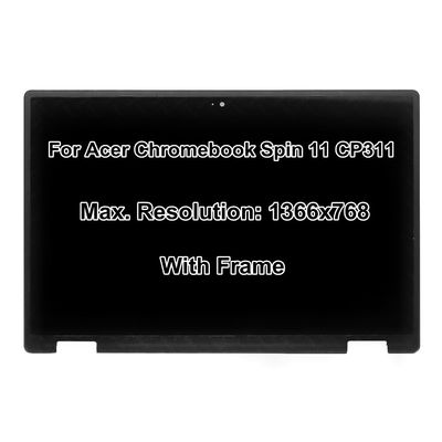 11.6" Replacement for Acer Chromebook 11 CP311 HD 1366x768 LCD LED Display Touch Screen Assembly with Frame