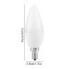 Color Changing RGB LED Light Bulbs, 3W Smart Bulbs with 12 Colors 2 Modes Remote Control, E27 E14 E12 B22 Candle Warmer Bulbs for Small Light Fixtures view 2