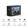 Action Camera WiFi 4K Action Camera 4K 30FPS Full HD WiFi 2.0LCD Screen Diving 30M Waterproof Sports DV Cam Vlogging Camera (Color : WiFi Black Model : Standard) (WiFi Silver Standard) view 3