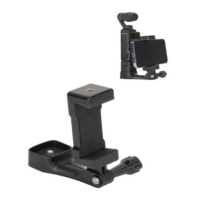 Camera Phone Holder Mount for DJI OSMO Pocket 3,Front Smartphone Bracket with 1/4 Screw Adapter Clip Clamp Expansion Accessories for DJI Osmo Pocket 3