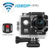 Action Camera Original 20MP WiFi Action Camera Outdoor 1080P 60fps 2.0" Ultra HD 4K Mini Helmet Camera Waterproof Sports Camer HD (Bundle : H9R with Controller Color : Gold) view 2
