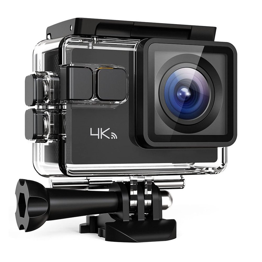 Action Camera 4K 60FPS Action Camera A87 Touch Screen 20MP Wi-Fi EIS 8X Zoom Remote Control Sports Cam 40M Waterproof Vlogging Camera