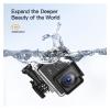 Action Camera 4K 60FPS Action Camera A87 Touch Screen 20MP Wi-Fi EIS 8X Zoom Remote Control Sports Cam 40M Waterproof Vlogging Camera view 4
