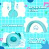 ONTA Kids Headphones for Boys Girls - Child Student Headset Wired Plug Toddler Earphones School Teen on Ear for Ipad | Computer | Smart Phone | Amazon Fire Tablet | Laptop | Plane Travel Game, Green view 3