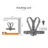 Action Camera Chest Mount Harness Strap Holder Adjustable Elastic Hands Free Universal for Biking Fishing Vlogging Exercise view 4