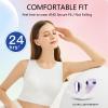Xmenha Small Earbuds for Small Ear Canals Mini in Ear Headphones Earphones Ear Buds for Small Ears Wireless Discreet Earbuds Tiny Comfortable Earphones Earplug Bluetooth Ear Buds for Work view 4