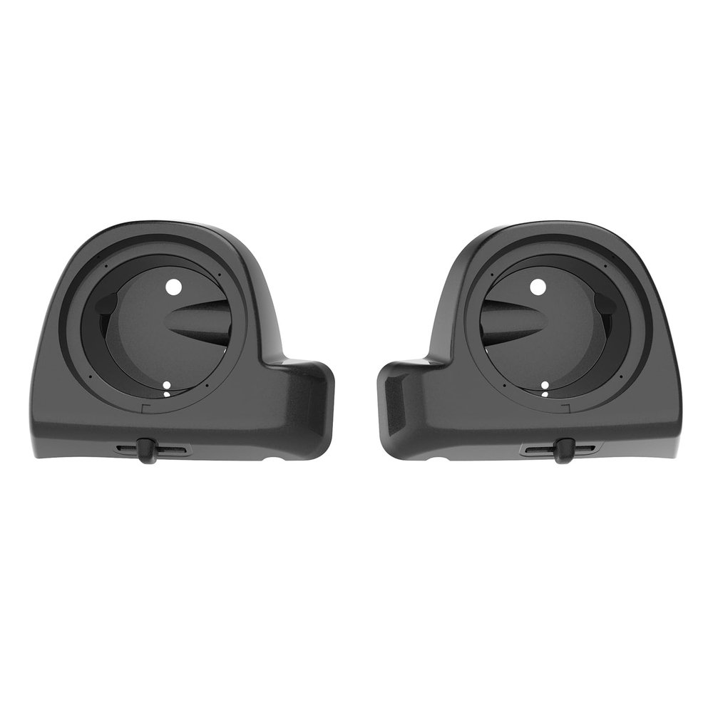 Mocardine Speaker Pods Box 6.5 inch for Rushmore Lower Vented Fairing Kits Fits for Harley Touring Road Glide, Road King, Street Glide, Electra Glide 2014-2023 Gray Haze