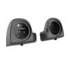 Mocardine Speaker Pods Box 6.5 inch for Rushmore Lower Vented Fairing Kits Fits for Harley Touring Road Glide, Road King, Street Glide, Electra Glide 2014-2023 Gray Haze view 2