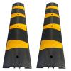 F COME Rubber Speed Bump 6 Feet Rubber Driveway Modular Heavy Duty Speed 72.4 x 12 x 2.4 Inch Cable Protector Ramp for Garage Gravel Roads Asphalt Concrete, 6Ft-Speed Bump (2 pack 6ft speed hump) view 3