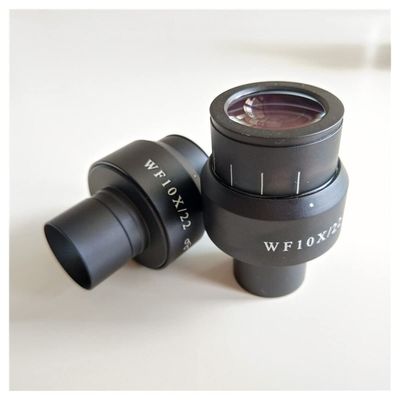 Microscope Kit WF10X 22MM 23mm 24mm Adjustable Wide Angle Biological Microscope Eyepiece Lens 23.2mm with Rubber Eye Guards Microscope Lens Adapters (Color : 2pcs 22mm)