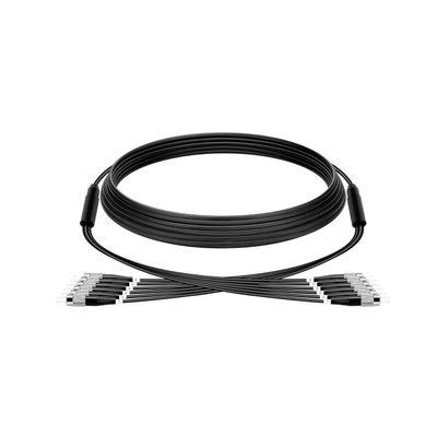 FC to FC Fiber Patch Cable Single Mode 15M/49FT,TPU Outdoor Fiber Optic Cable Simplex 6 Core OS2 9/125um Fiber Optic Cable Internet OD-5mm,UPC Armored Fiber Patch Cable
