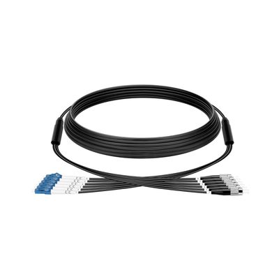 FC to LC Fiber Patch Cable Single Mode 5M/16FT,TPU Outdoor Fiber Optic Cable Simplex 6 Core OS2 9/125um Fiber Optic Cable Internet OD-5mm,UPC Armored Fiber Patch Cable
