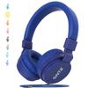 ONTA Kids Headphones for Boys Girls - Child Student Headset Wired Toddler Earphones School Teen on Ear for Ipad | Computer | Smart Phone | Amazon Fire Tablet | Laptop | Plane Travel Game, Dark Blue view 1