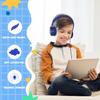 ONTA Kids Headphones for Boys Girls - Child Student Headset Wired Toddler Earphones School Teen on Ear for Ipad | Computer | Smart Phone | Amazon Fire Tablet | Laptop | Plane Travel Game, Dark Blue view 2