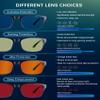 ANYLUV Blue Light Glasses Men Women Computer Gaming Glasses Anti Eyestrain Lightweight Blue Light Blocking Glasses view 4