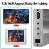 RCA Svideo to HDMI Converter with 4 : 3/16 : 9 Aspect Ratio Switch, S-Video RCA to HDMI Adapter, Support 720P/1080P Output Switch for VHS/VCR/DVD Player/Wii/PS1/PS2/N64/NGC/NES to View on HD TVs view 3