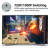 RCA Svideo to HDMI Converter with 4 : 3/16 : 9 Aspect Ratio Switch, S-Video RCA to HDMI Adapter, Support 720P/1080P Output Switch for VHS/VCR/DVD Player/Wii/PS1/PS2/N64/NGC/NES to View on HD TVs view 4