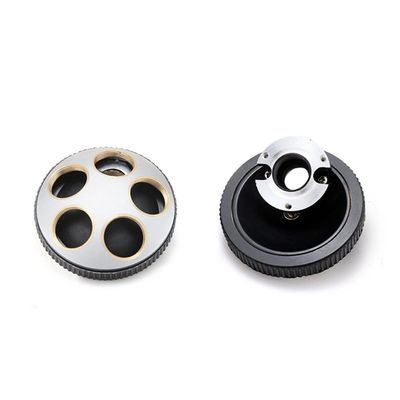 Microscope Kit Metal Objective Lens Converter for Biological Microscope Three Holes Four Holes Five Holes 20.2mm RMS for 185/195 Objectives Microscope Lens Adapters (Color : 5 Holes Large)